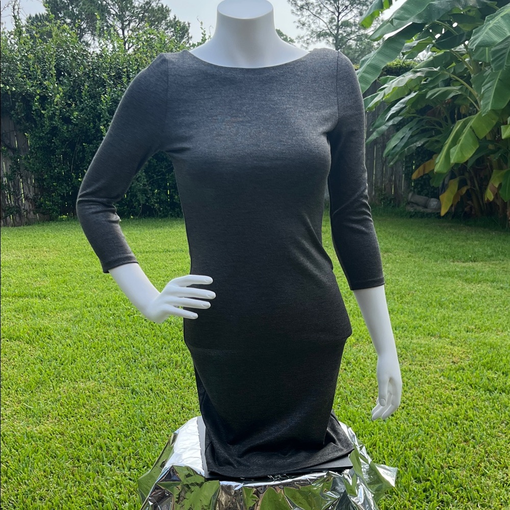 Alice + Olivia Shine Dark Gray  Dress Size S